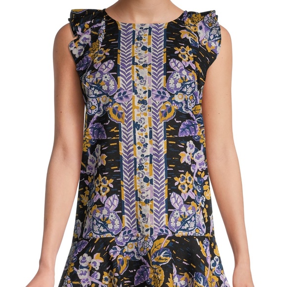 Free People Summer In Tulum Mini Dress 